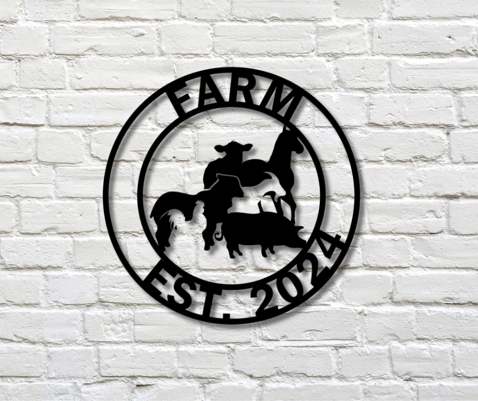 Farm Address Sign-Custom