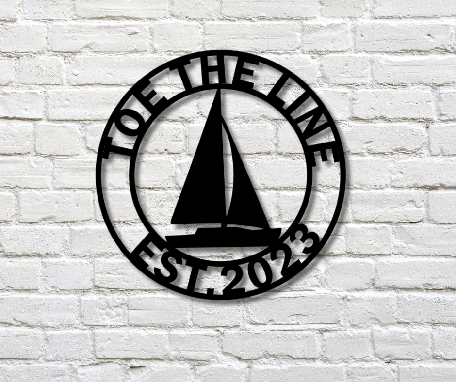 Sailboat Address Sign-Custom