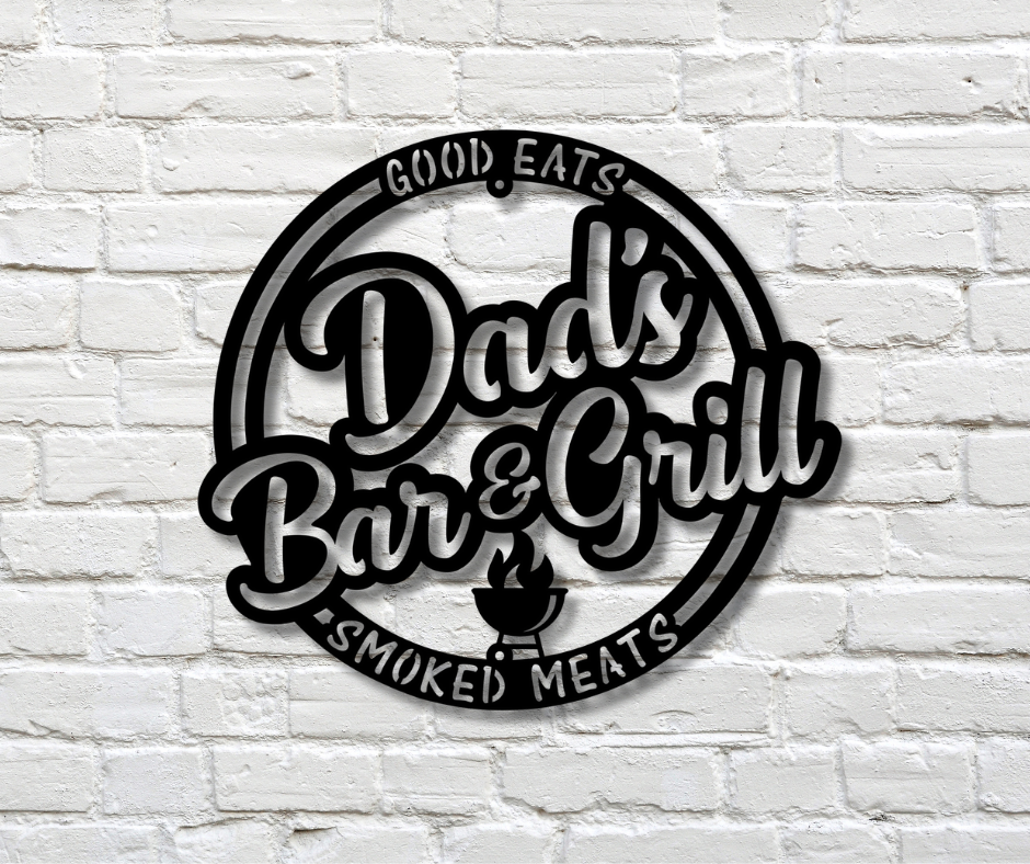 Dad's Bar and Grill Sign