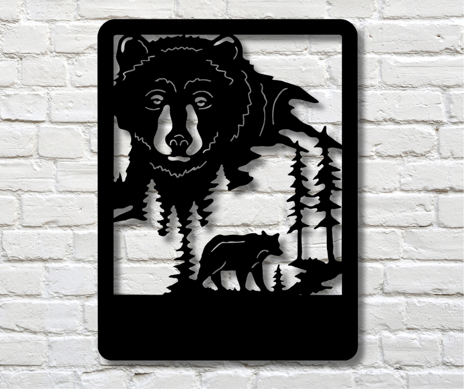 Bear Head Sign-Custom