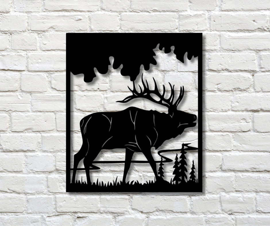 Stag Fence Sign