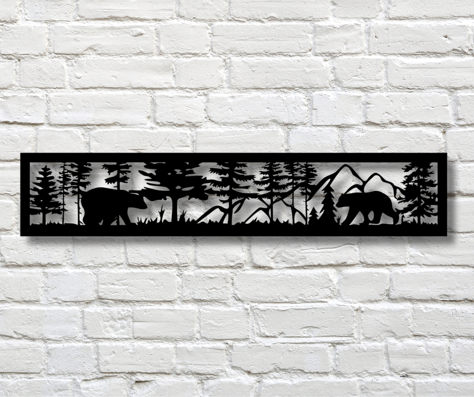 Bears Fence Topper Sign