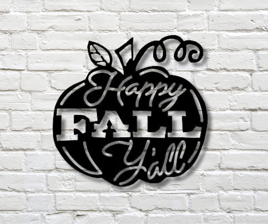 Happy Fall Y'All Sign