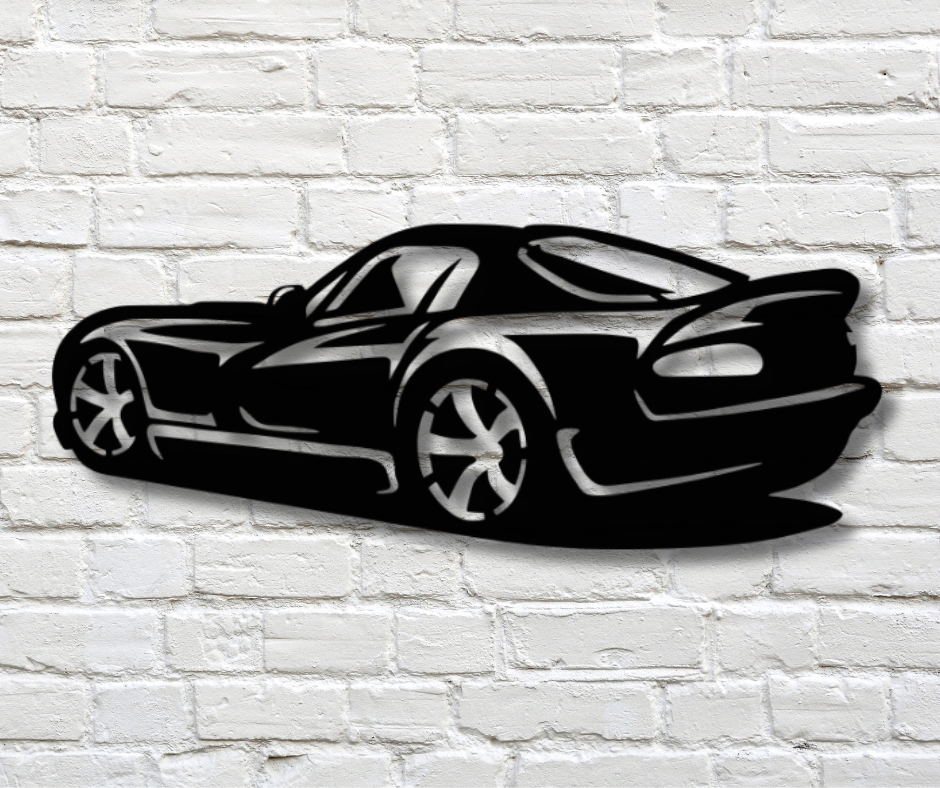 Racing Car Sign