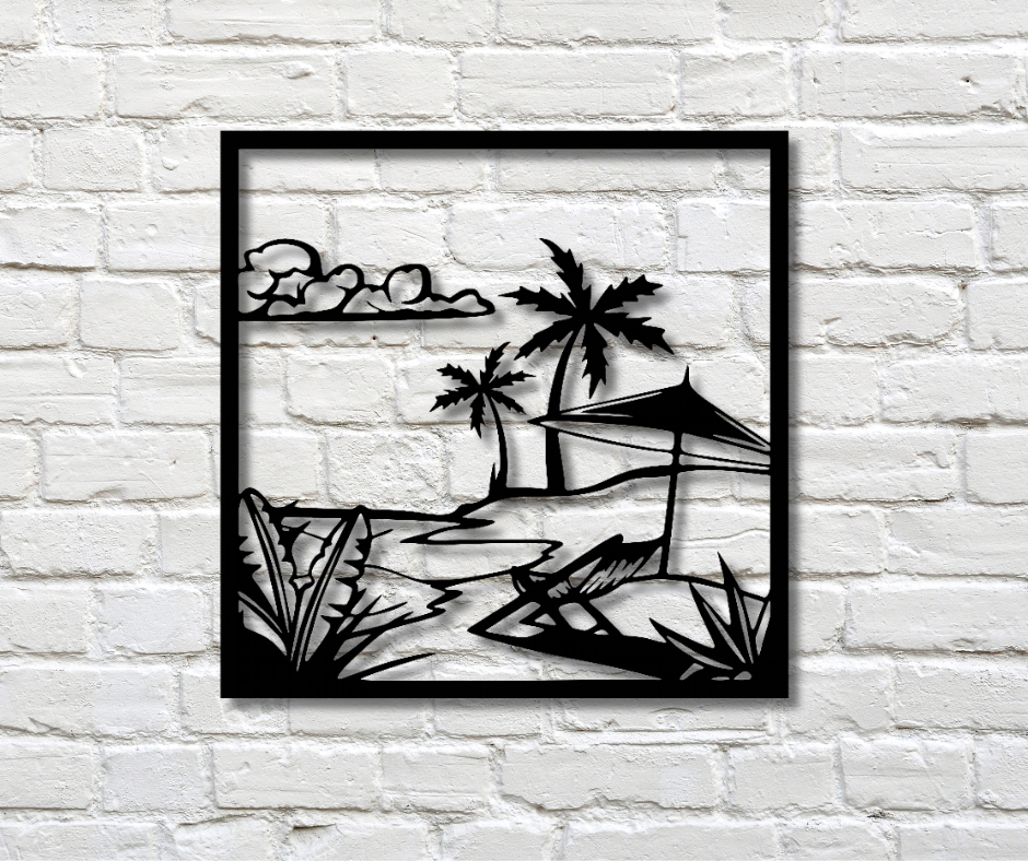 Beach Fence Sign