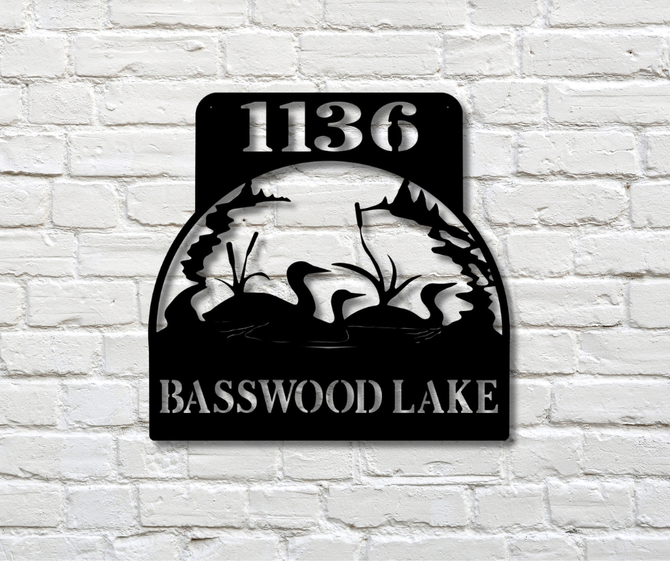 Loon Address Sign-Custom