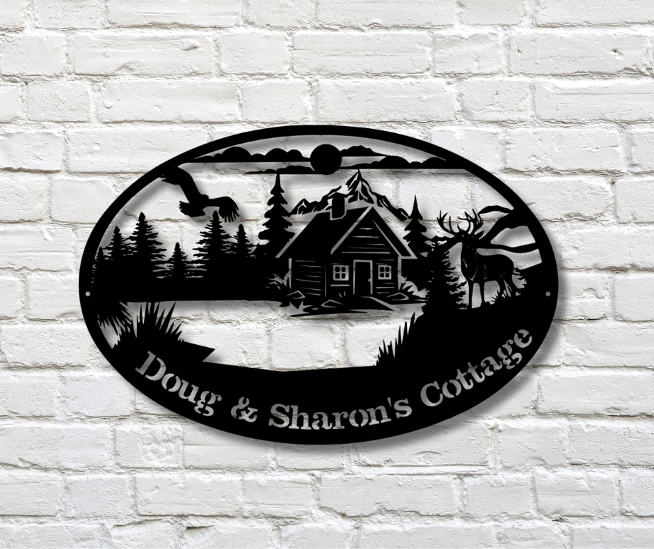Cabin in the Woods Custom Sign