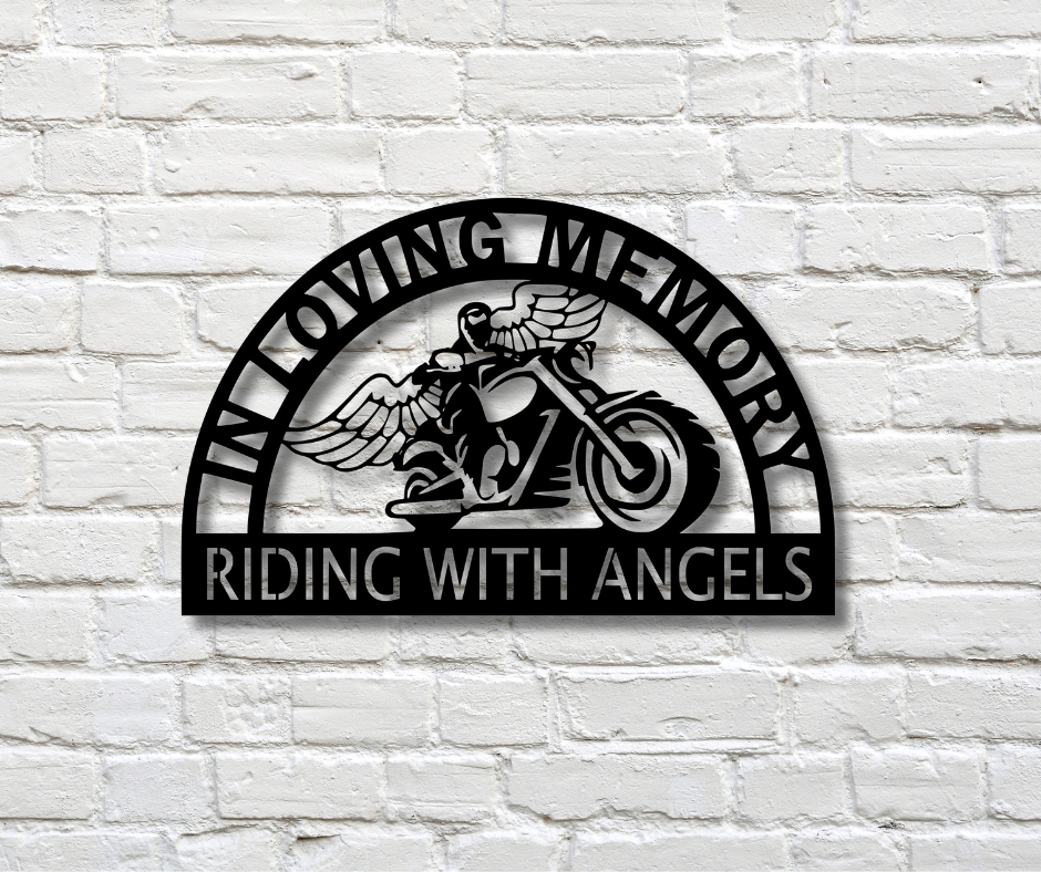 In Memory of those that we have LOST Sign-Biker