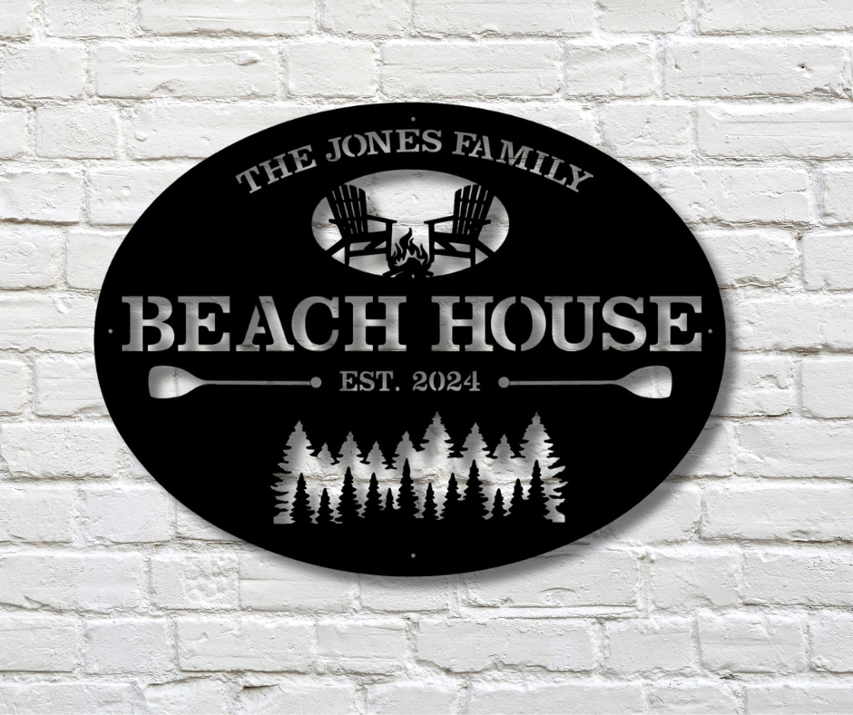 Beach House Custom Sign