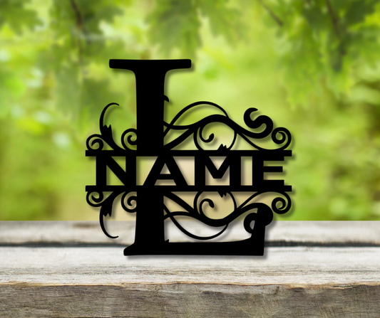 Letter "L" Monogram Sign