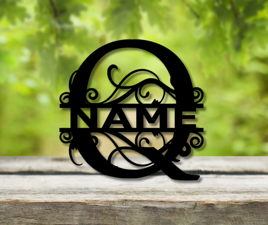 Letter "Q" Monogram Sign