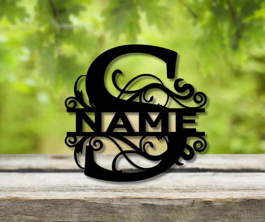 Letter "S" Monogram Sign