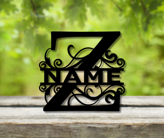 Letter "Z" Monogram Sign