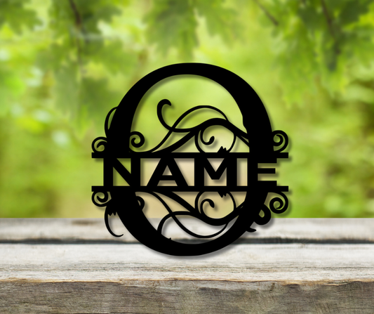 Letter "O" Monogram Sign