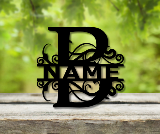 Letter "B" Monogram Sign
