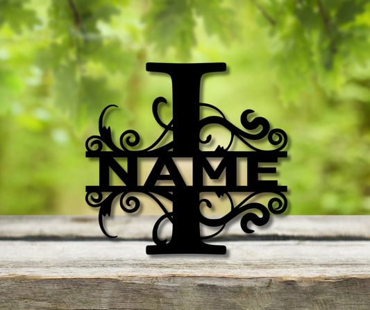 Letter "I" Monogram Sign