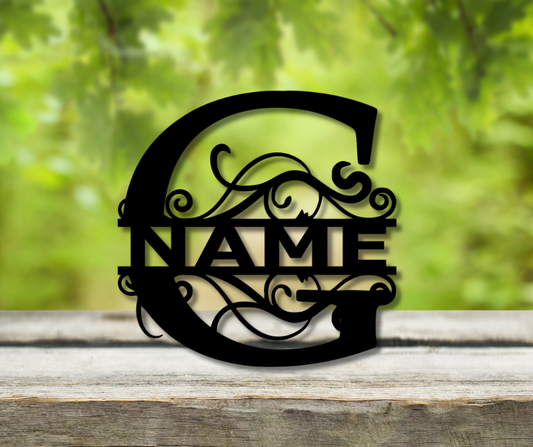 Letter "G" Monogram Sign