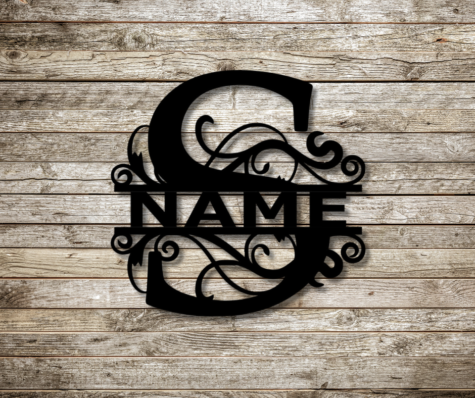 Letter "S" Monogram Sign