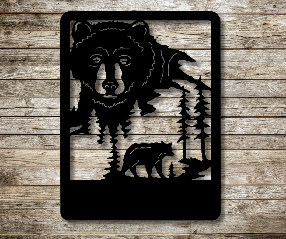 Bear Head Sign-Custom