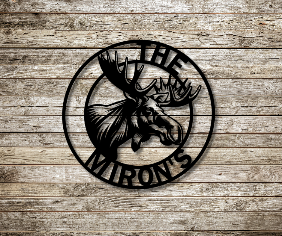 Moose Head Sign-Custom