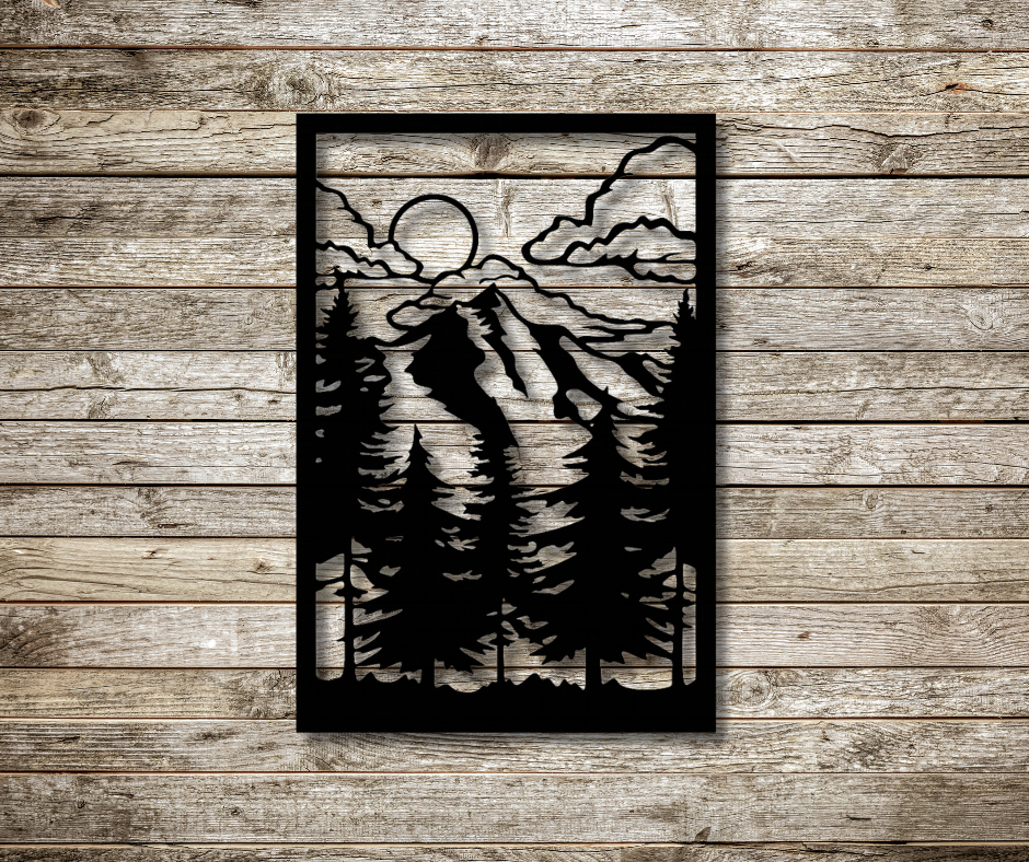 Sunset Fence Sign