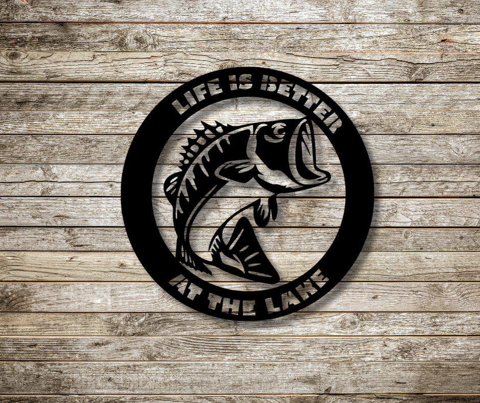 Life is Better at the Lake Sign