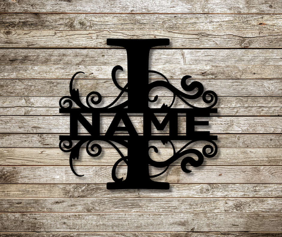 Letter "I" Monogram Sign