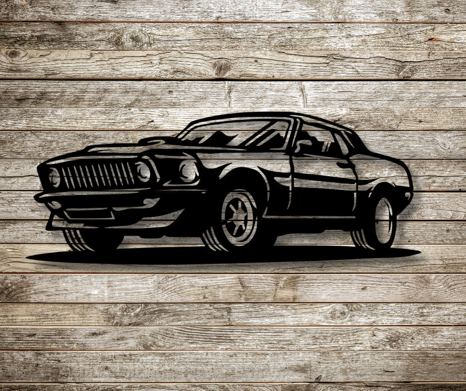 Mustang Car Sign