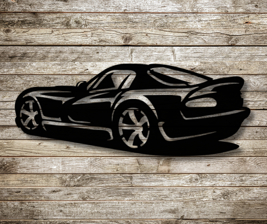 Racing Car Sign
