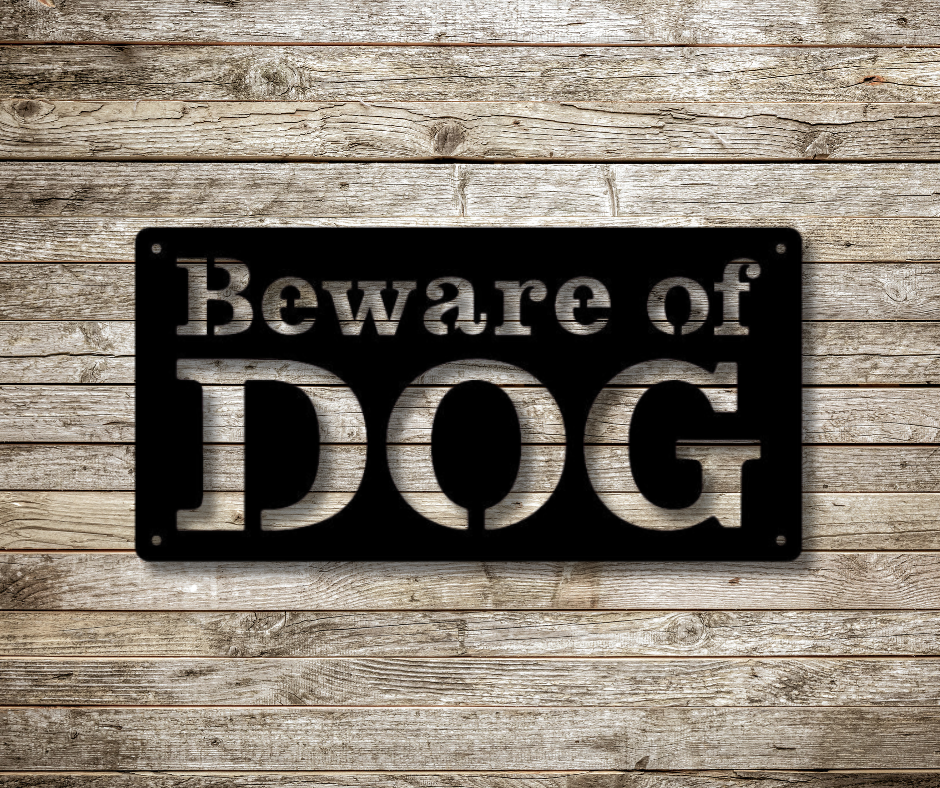 Beware of Dog Sign