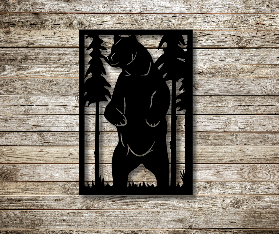 Bear Fence Sign