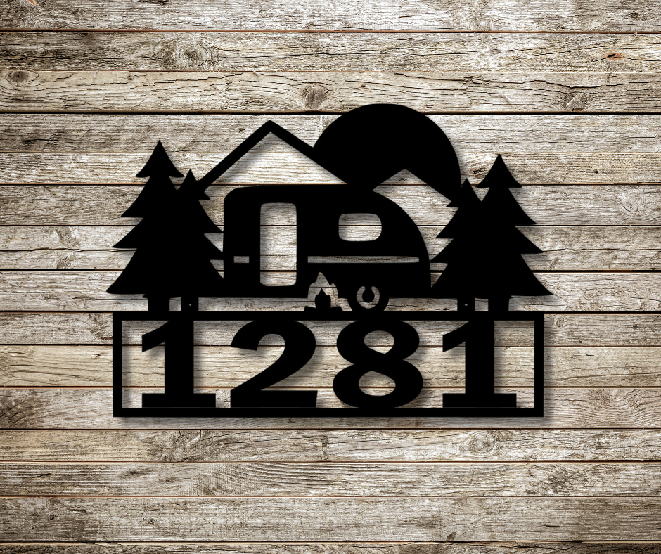 Camper Address Sign-Custom