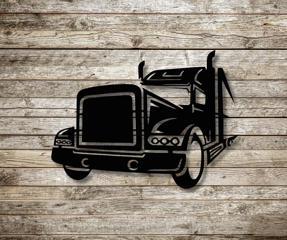 Transport Truck Front Cabin Sign