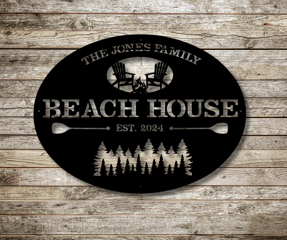 Beach House Custom Sign