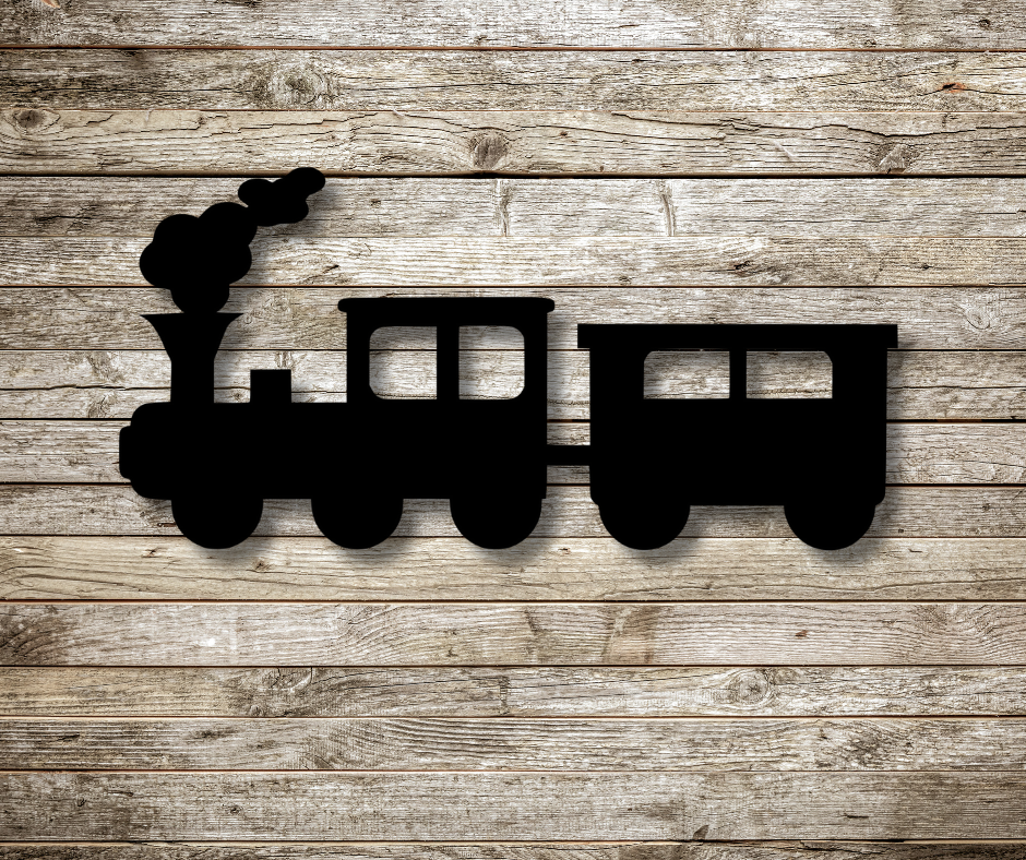 CHOO CHOO Train Sign