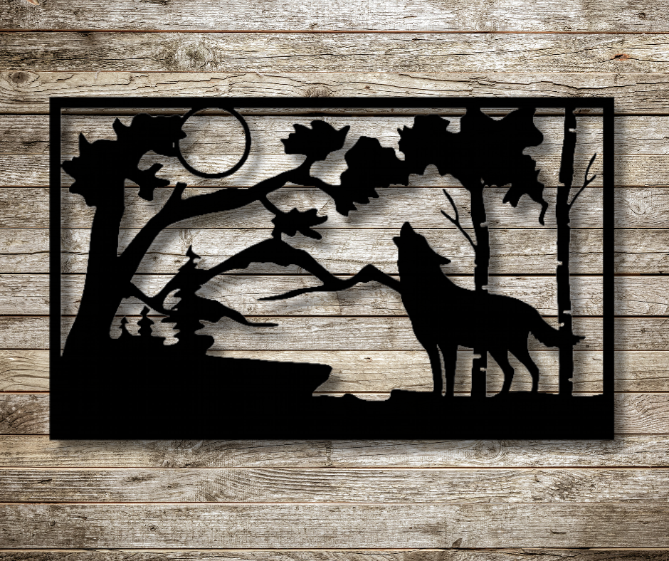 Wolf Fence Sign