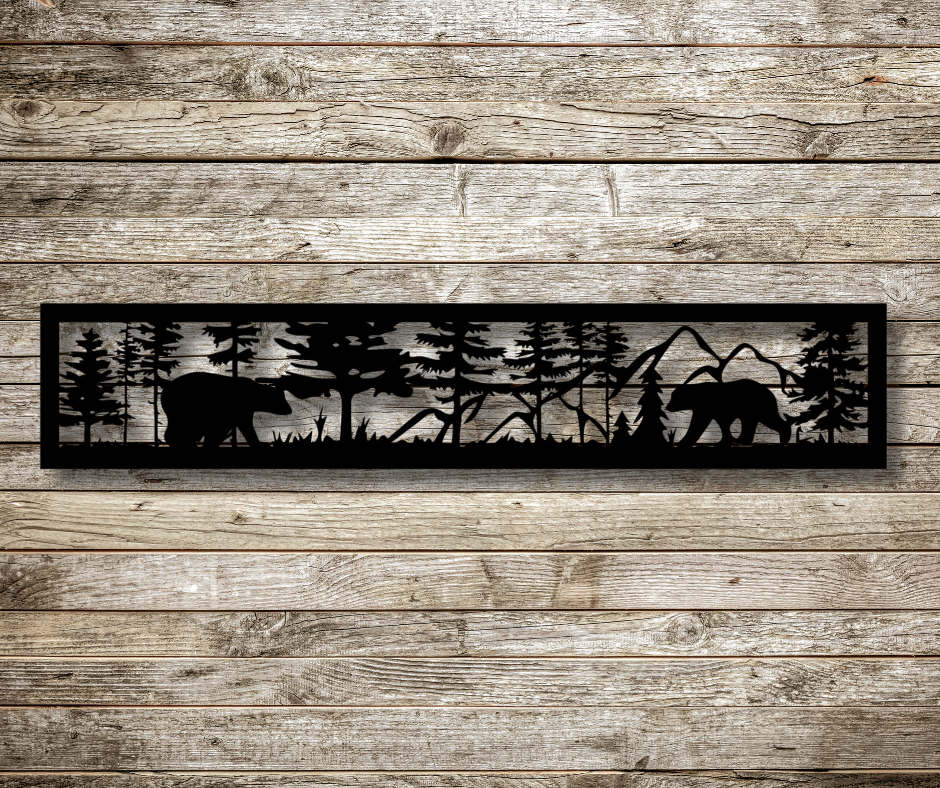Bears Fence Topper Sign