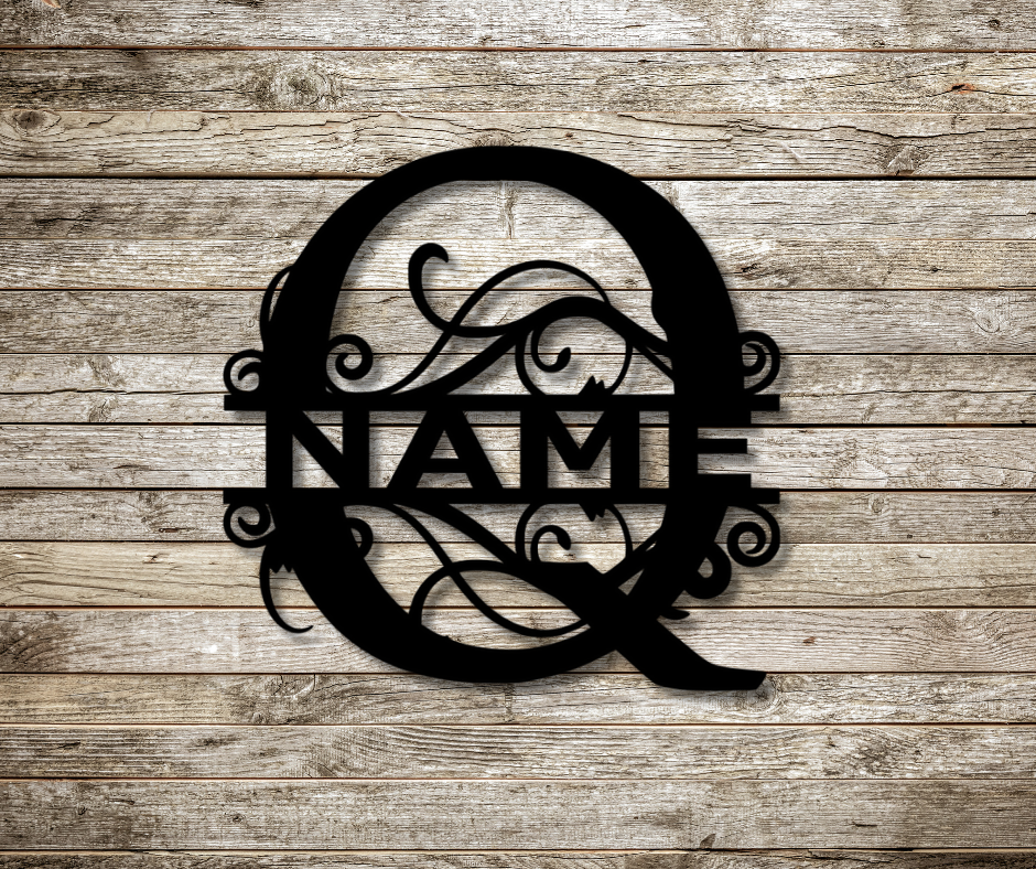 Letter "Q" Monogram Sign