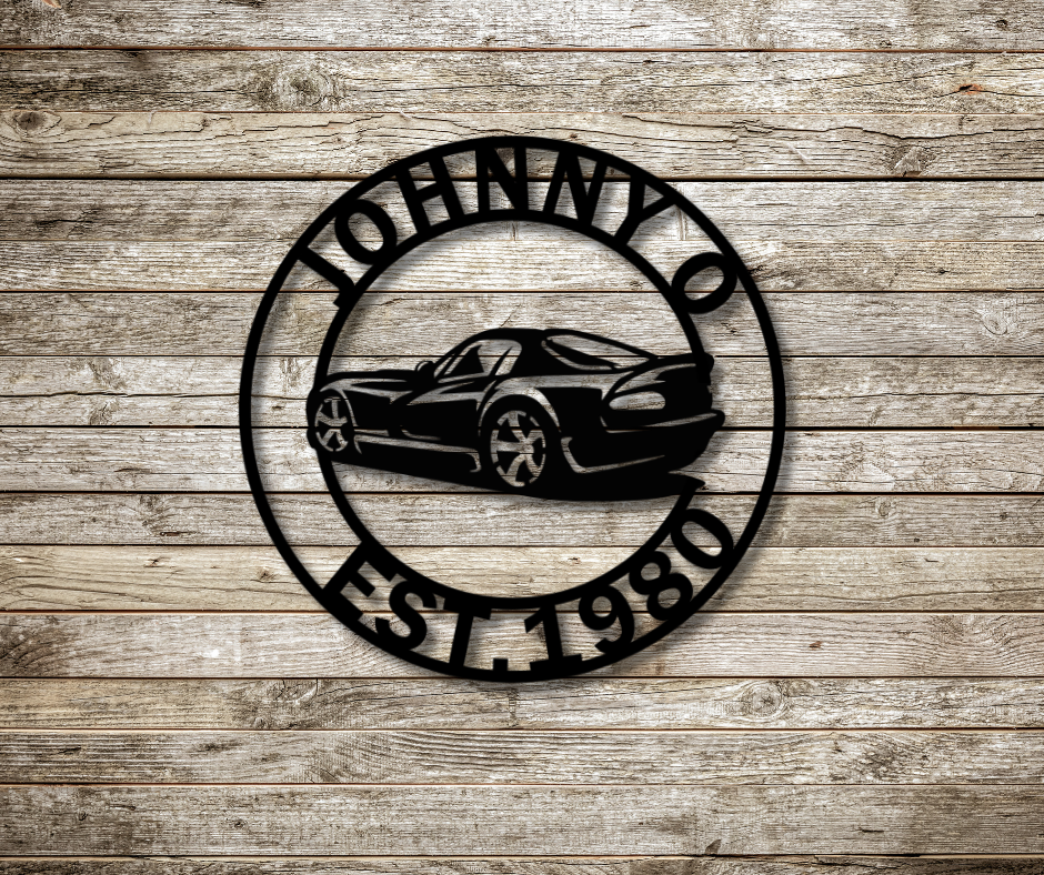 Porsche Address Sign-Custom