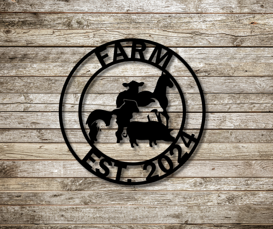Farm Address Sign-Custom