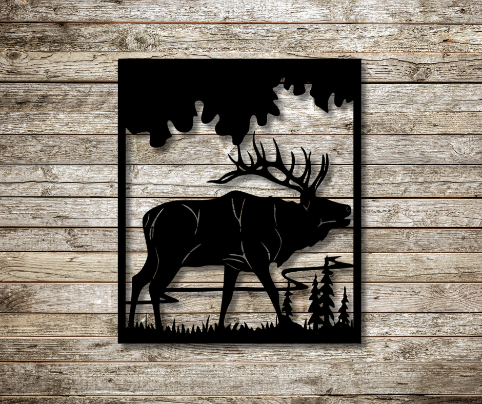 Stag Fence Sign