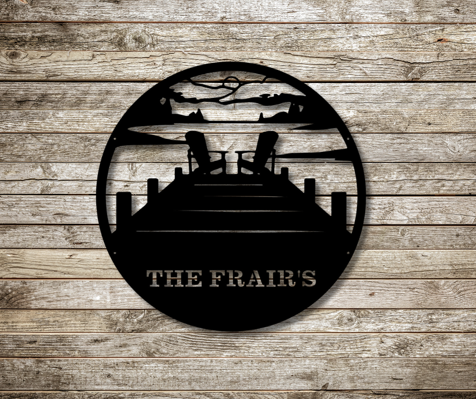 Deck Views Custom Sign