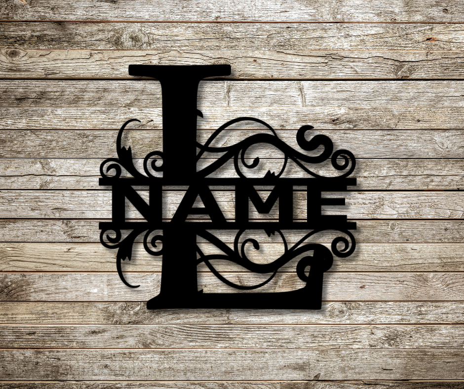 Letter "L" Monogram Sign