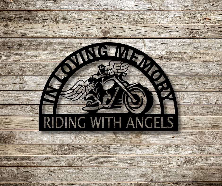 In Memory of those that we have LOST Sign-Biker