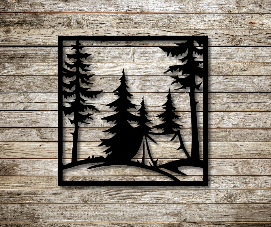 Tent Fence Sign