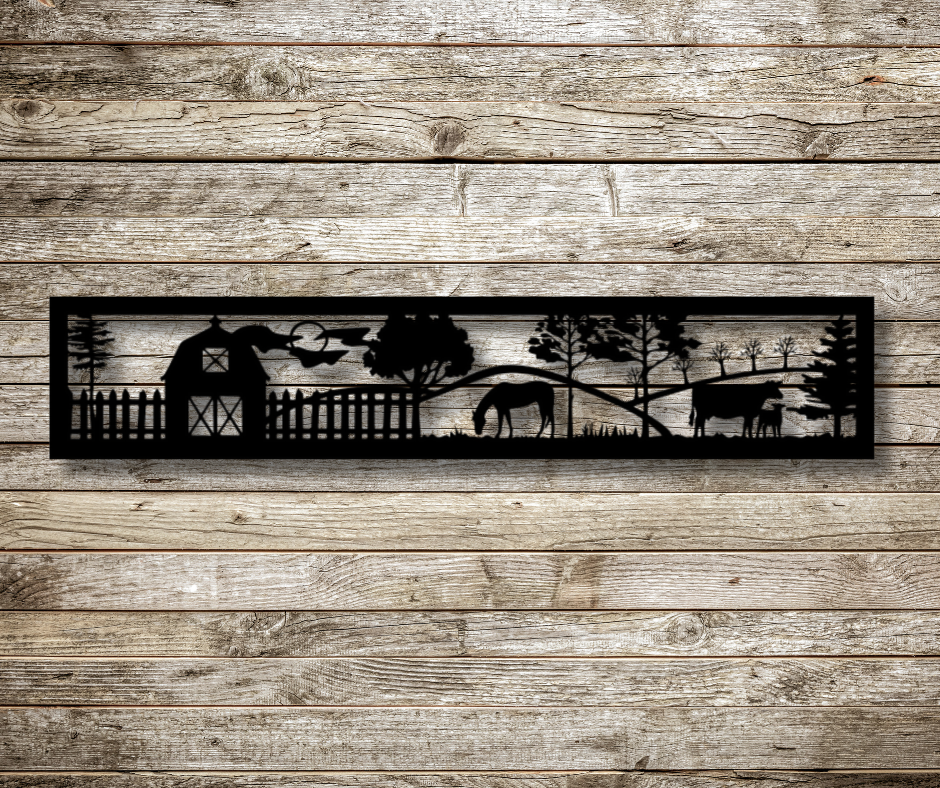 Farm Fence Topper Sign