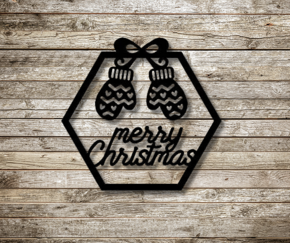 Merry Christmas MITTENS Sign