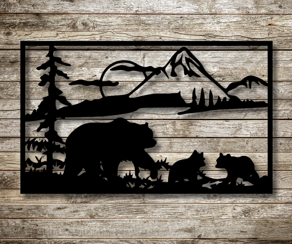 Momma Beer and Cubs Fence Sign