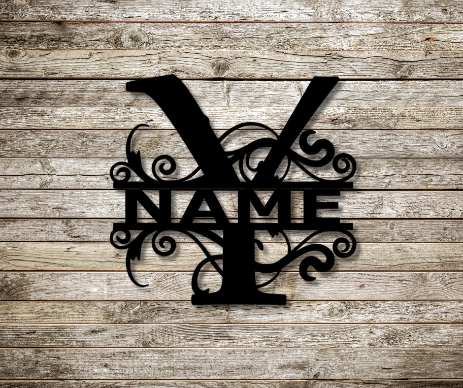Letter "Y" Monogram Sign
