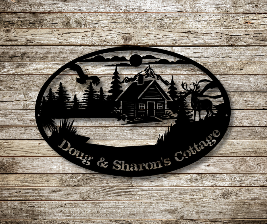 Cabin in the Woods Custom Sign